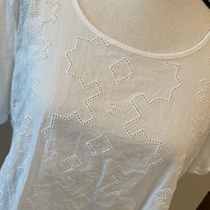 Old Navy White shirt with fun detail